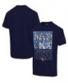 Unisex Navy Tennessee Titans Disney Marvel Avengers Line-Up T-shirt $22.94 T-Shirts