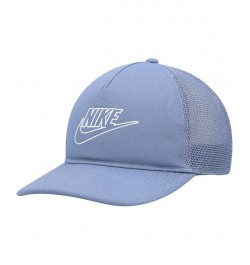 Men's Light Blue Classic99 Futura Trucker Snapback Hat $16.80 Hats