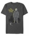 Twilight Zone CBS Men's Look Up At Laser Eye Short Sleeve T-Shirt Gray $14.00 T-Shirts