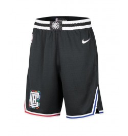 Men's Black LA Clippers 2022/23 City Edition Swingman Shorts $44.00 Shorts