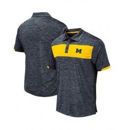 Men's Navy Michigan Wolverines Nelson Polo Shirt $20.00 Polo Shirts