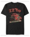 ZZ Top Men's Eliminator Hot Rod Short Sleeve T-Shirt Black $15.40 T-Shirts